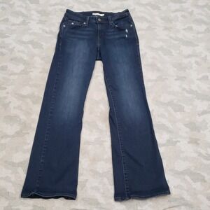 Levi's 529 Jeans Womens 28 Blue Curvy Bootcut Denim Dark Wash